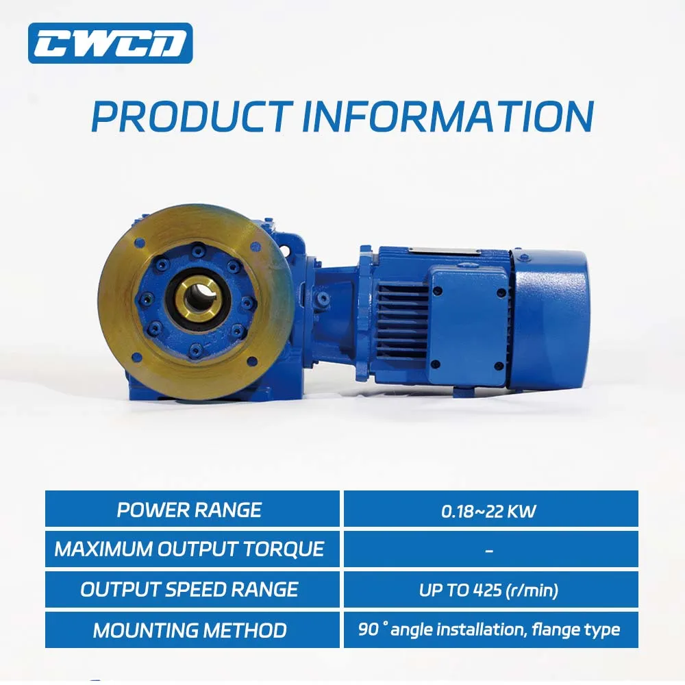 High Quality S Series Worm Gear Reducer Low Energy Consumption Industrial Transmission for Weaving Machines Construction WPA