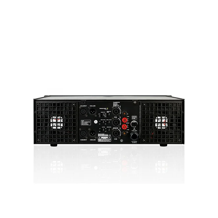 High Power Class H 3U Professional Amplifier for Audio Sound Systems CA Series