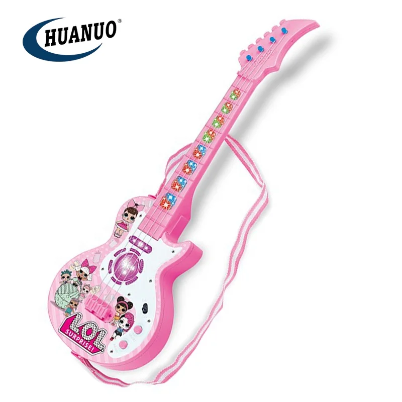 Fun Educational Musical Instruments Blue and Red Plastic Baby Toy Musical Instruments Kids Toy Violin for Boy and Girls
