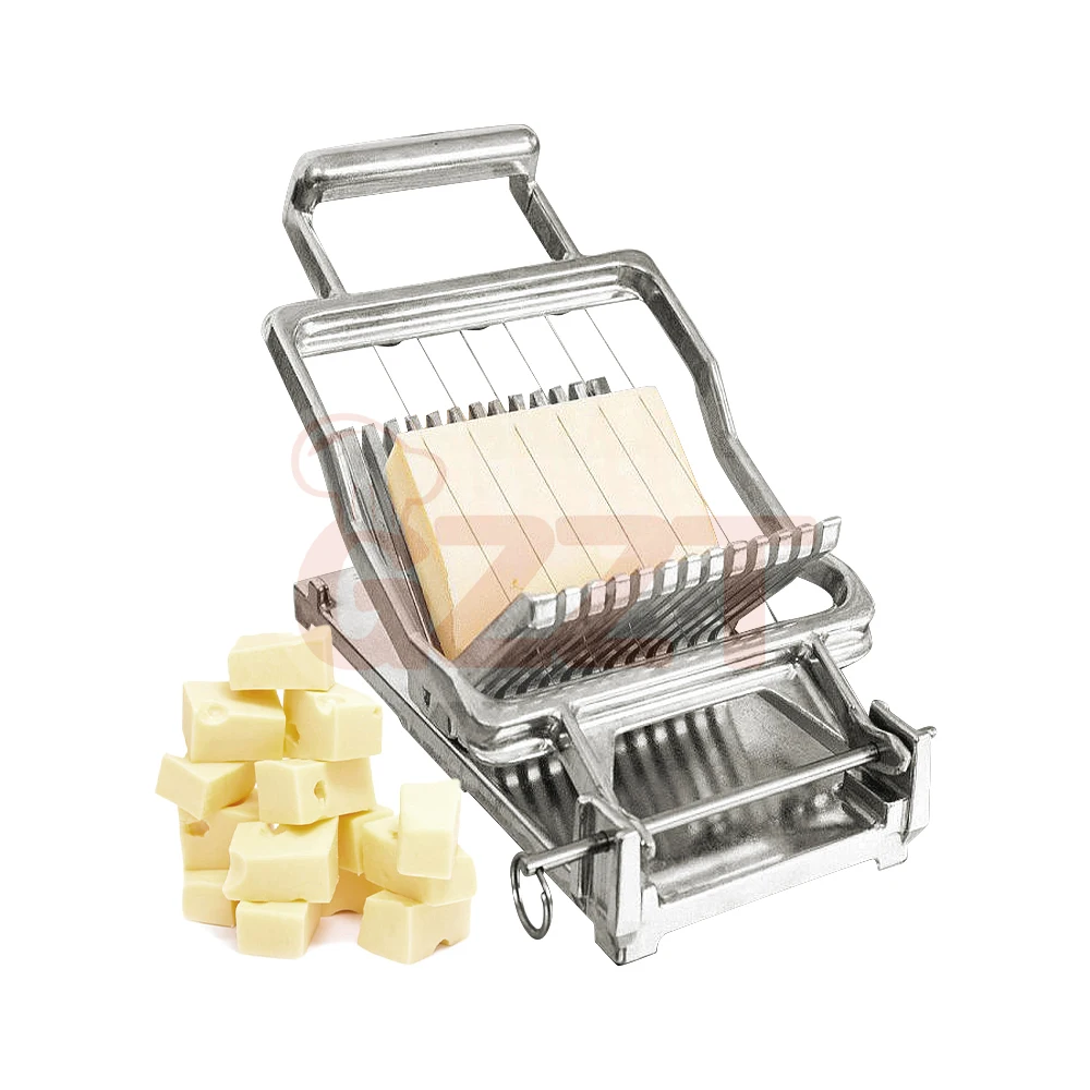 Block Cutter Cheese Bread Slicer Machine Cheese Block Wire Cutter Manual Cheese Cube Cutter Machine Slicer Wire