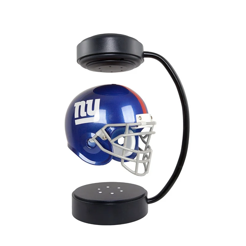 floating football helmet lamp Sports Update your collection when you put this Alabama Crimson Tide hover helmet on display 360 Rotating Magnetic Levitation Football