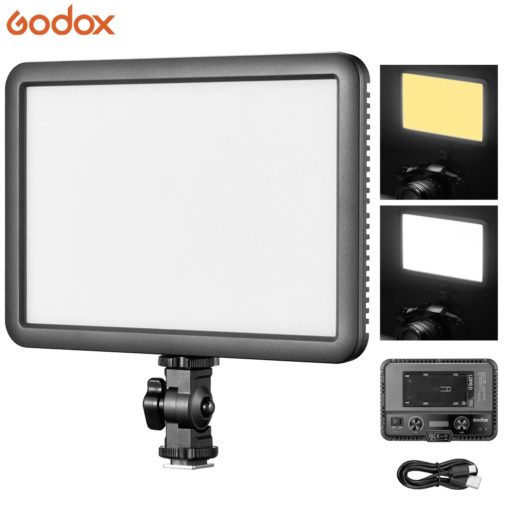 Panneau LED Godox LDP18Bi 22W - Lumière Vidéo Bicolore 2800K-6500K, 11 Effets, Pour Appareil Photo - 3