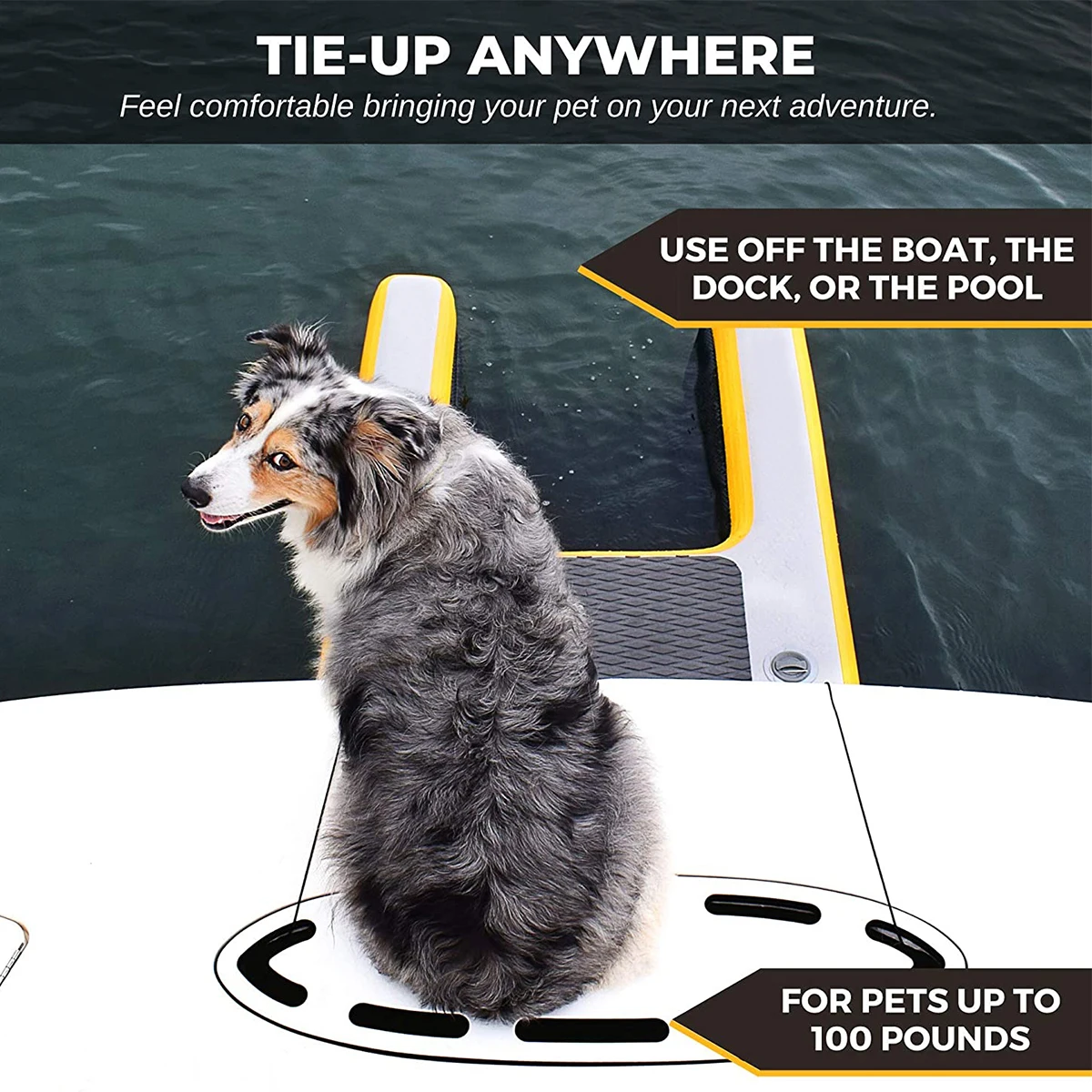 High Quality Inflatable Dog Ramp Float Floating Ramp Ladder For Pool