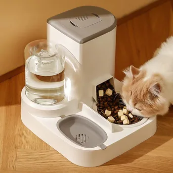 New 2-in-1 Water Dispenser Smart Automatic Pet Feeder Automatic Cat Feeding and Water Feeder Dog Bowl Cat Basin