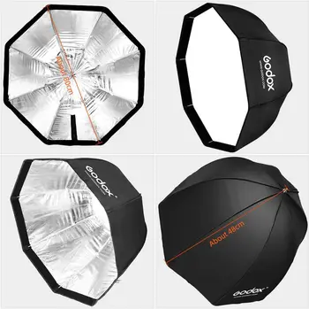 GODOX 32"/ 80cm Umbrella Octagon Portable Softbox Reflector for Studio Photography Speedlite Flash detail image