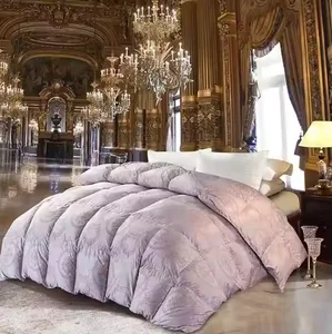 Factory Hot Selling Hotel Goose Down Comforter Warm Skin comfort Four Duvets Goose Feather and Down Duvet