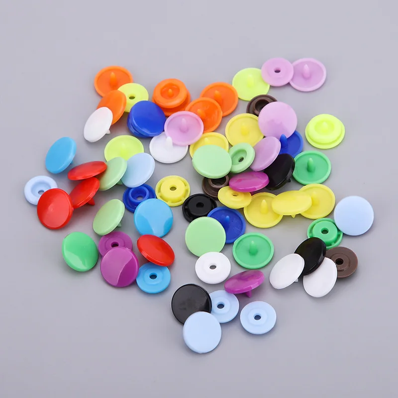 Factory Wholesale Colorful Button Snap Button T3_t5_t8 Plastic Press Snap Button for Garment