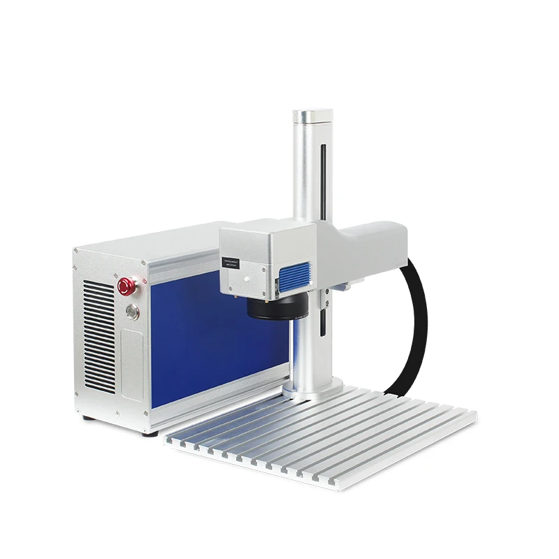 China  MZF Serial Split Portable Model  20w 30w  Fiber Laser Marking Machine for Precious Gold Pendant Diamond Ring