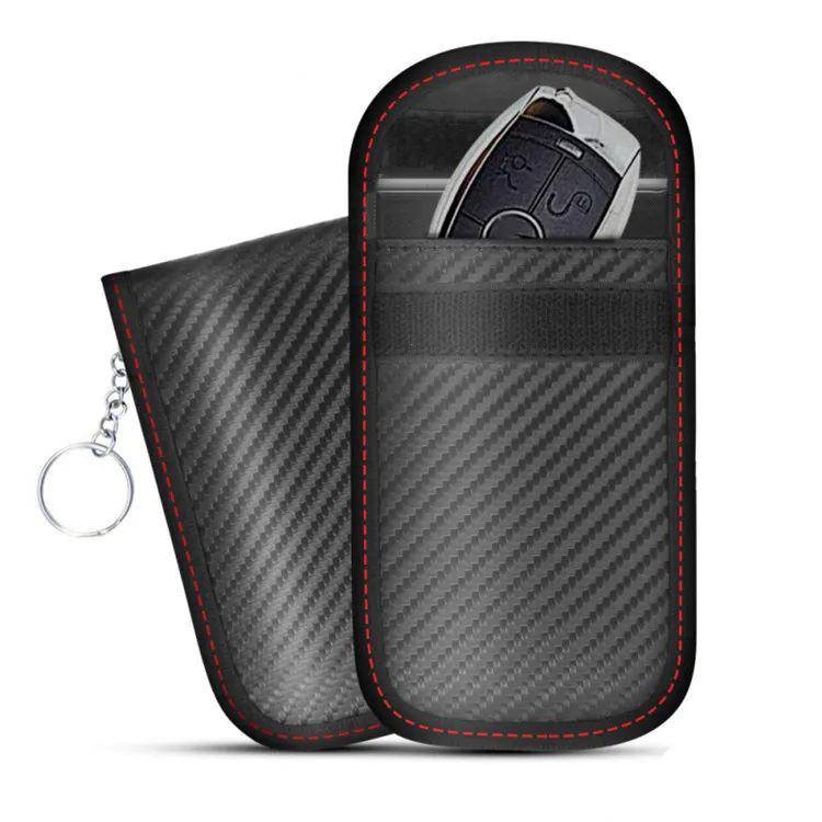 Car Key Signal Blocker Case Faraday Cage Fob Pouch Keyless RFID Blocking Bag