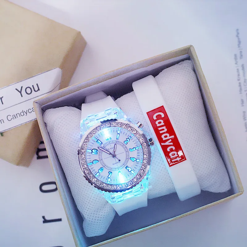 Wholesale Price Bright in Night Led Geneva Watch Pointer Watch LGW14