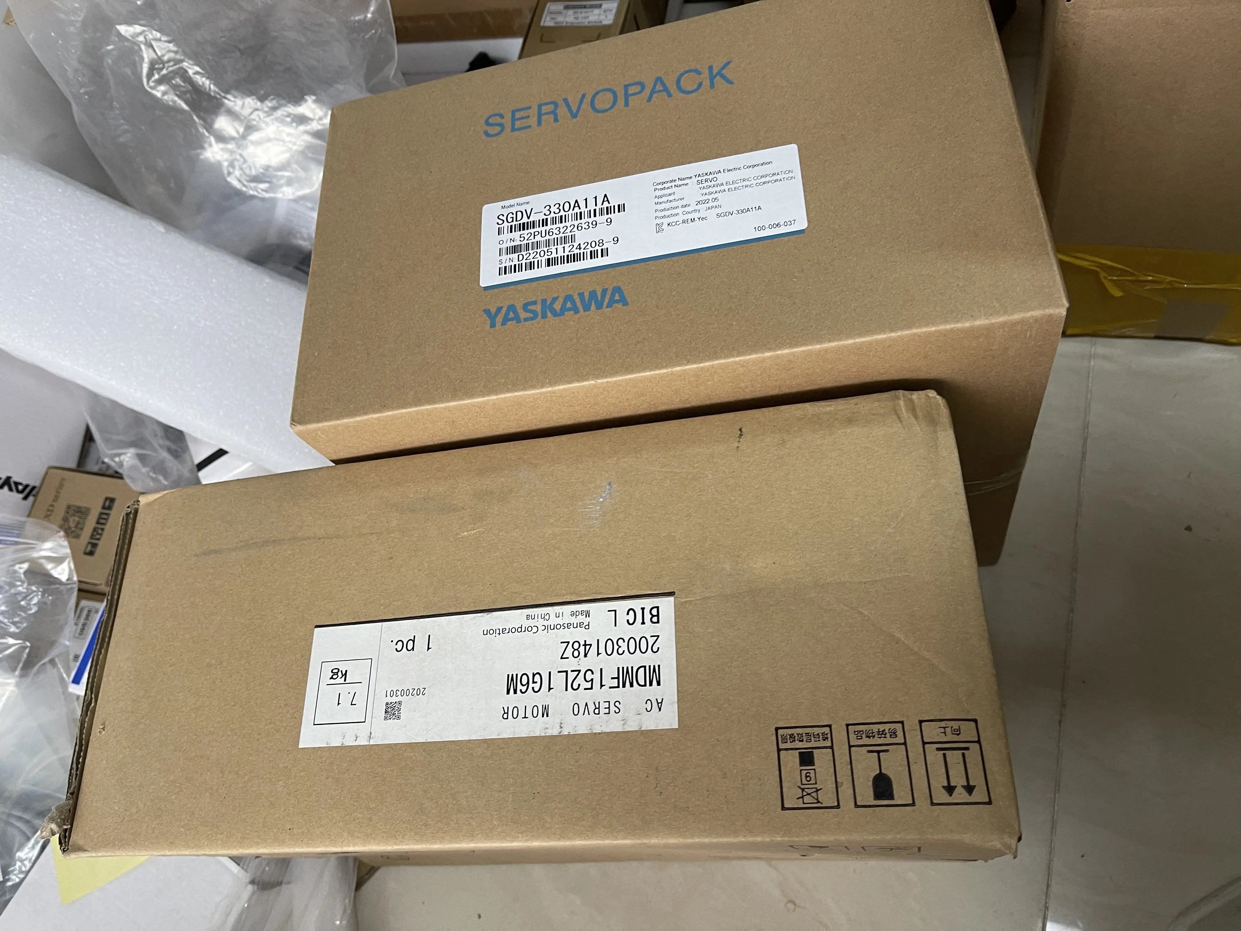 Panasonic AC Servo Motor MDMF152L1G6M Panasonic AC Servo Motor MDMF152L1G6M