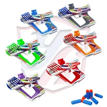 Lightning Electric Blaster for Toy Gun Black Red Soft Bullet Fast Shooting Splatter Blaster Made of Durable Plastic