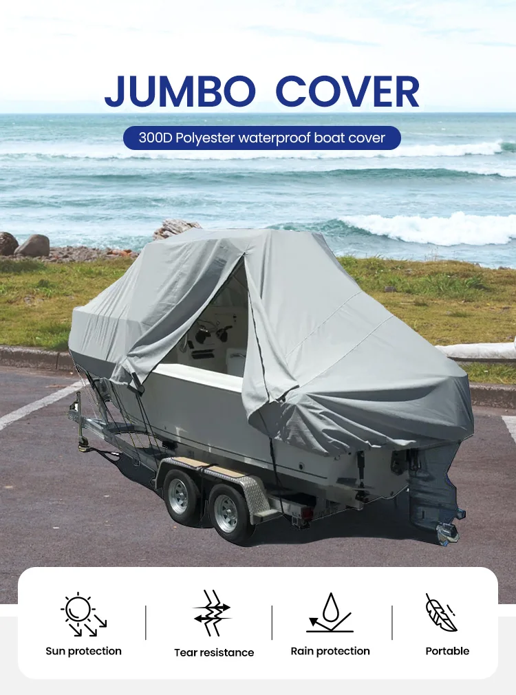 Starryheart Fabric Custom Antiuv Jumbo 300d Polyester Boat Cover