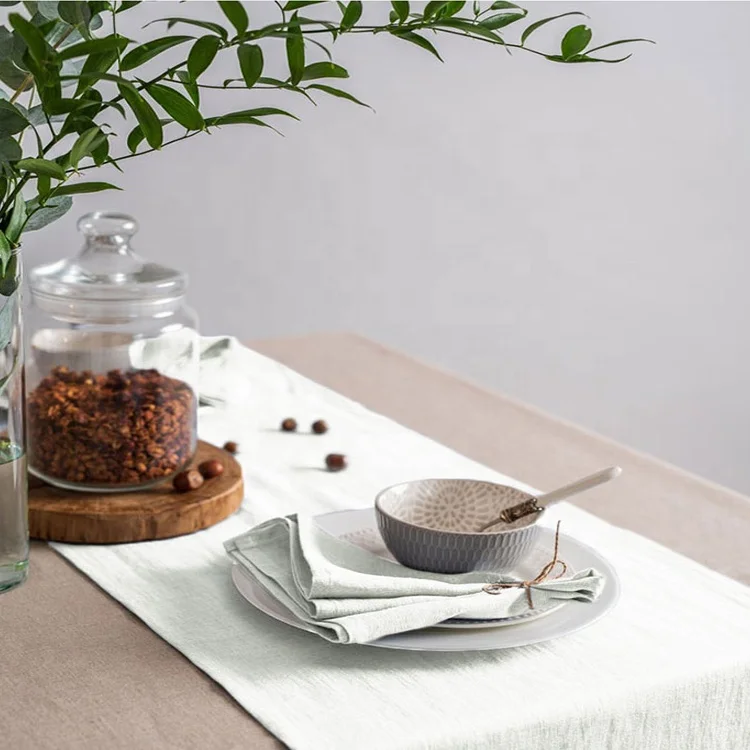 Устойчивые столовые льняные салфетки/свадебные салфетки с каменной нитью для мытья окрашенные