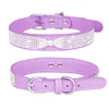 Lazo de strass morado