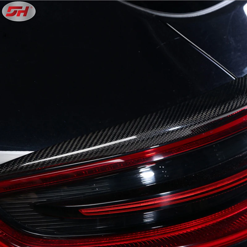 for Porsche Macan 95B 2014-2018 carbon fiber middle spoiler top wing rear spoiler