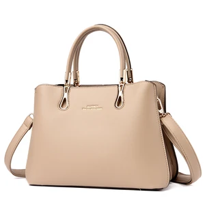 New Design Sac a Main Pu Leather Handbag Customized Logo Tote Bags Women Elegant Handbag for Women 2026