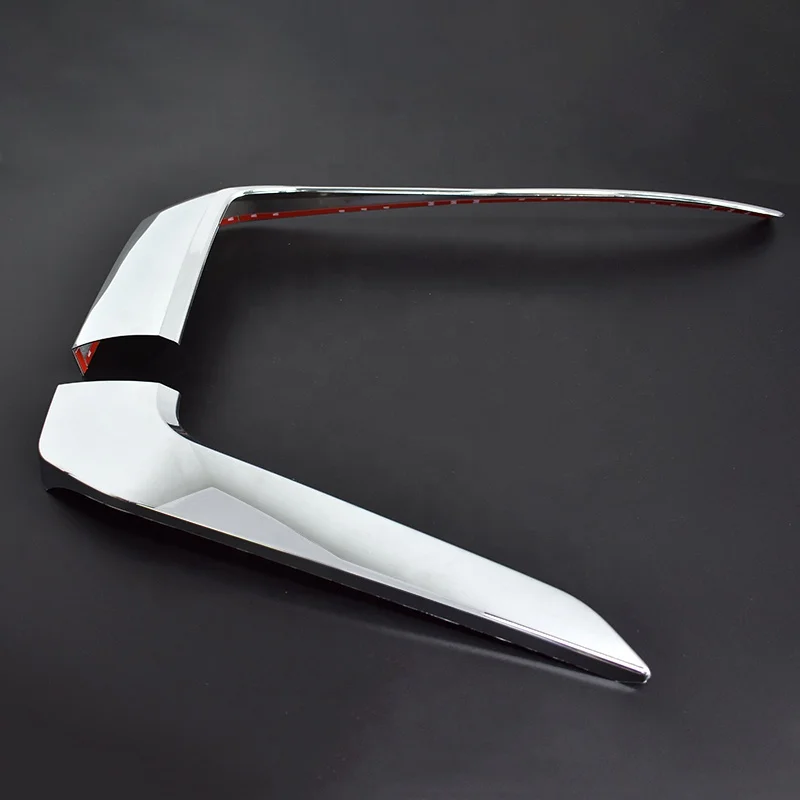 For L200 Triton 2019 2020 2021 Chrome Kits Front Bumper Trim for New Triton Accessories