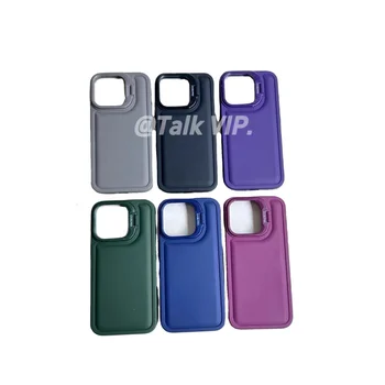 Popular air cushion TPU Invisible bracket phone case for Iphone 15 13 12 11 Pro Max shock-proof buffer phone case.