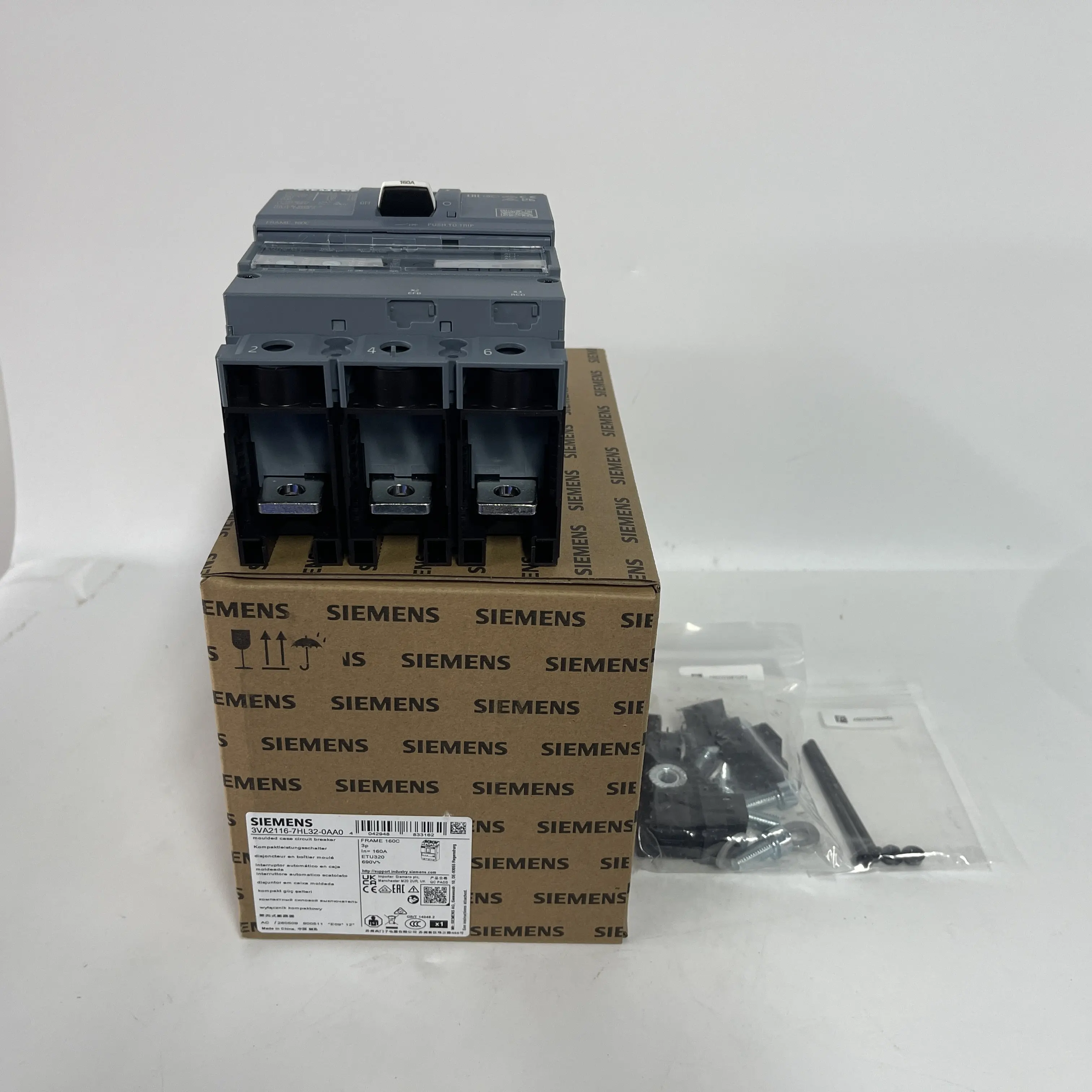SIEMENS Molded Case Circuit Breaker 3VA2116-7HL32-0AA0 SIEMENS Molded Case Circuit Breaker 3VA2116-7HL32-0AA0