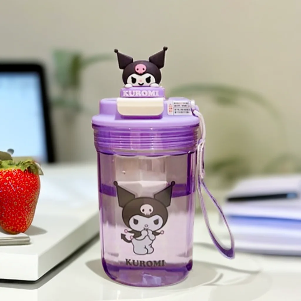 480 Ml Sanrio Kuromi Coffee Cup Student Desktop Cute Direct Drinking ...