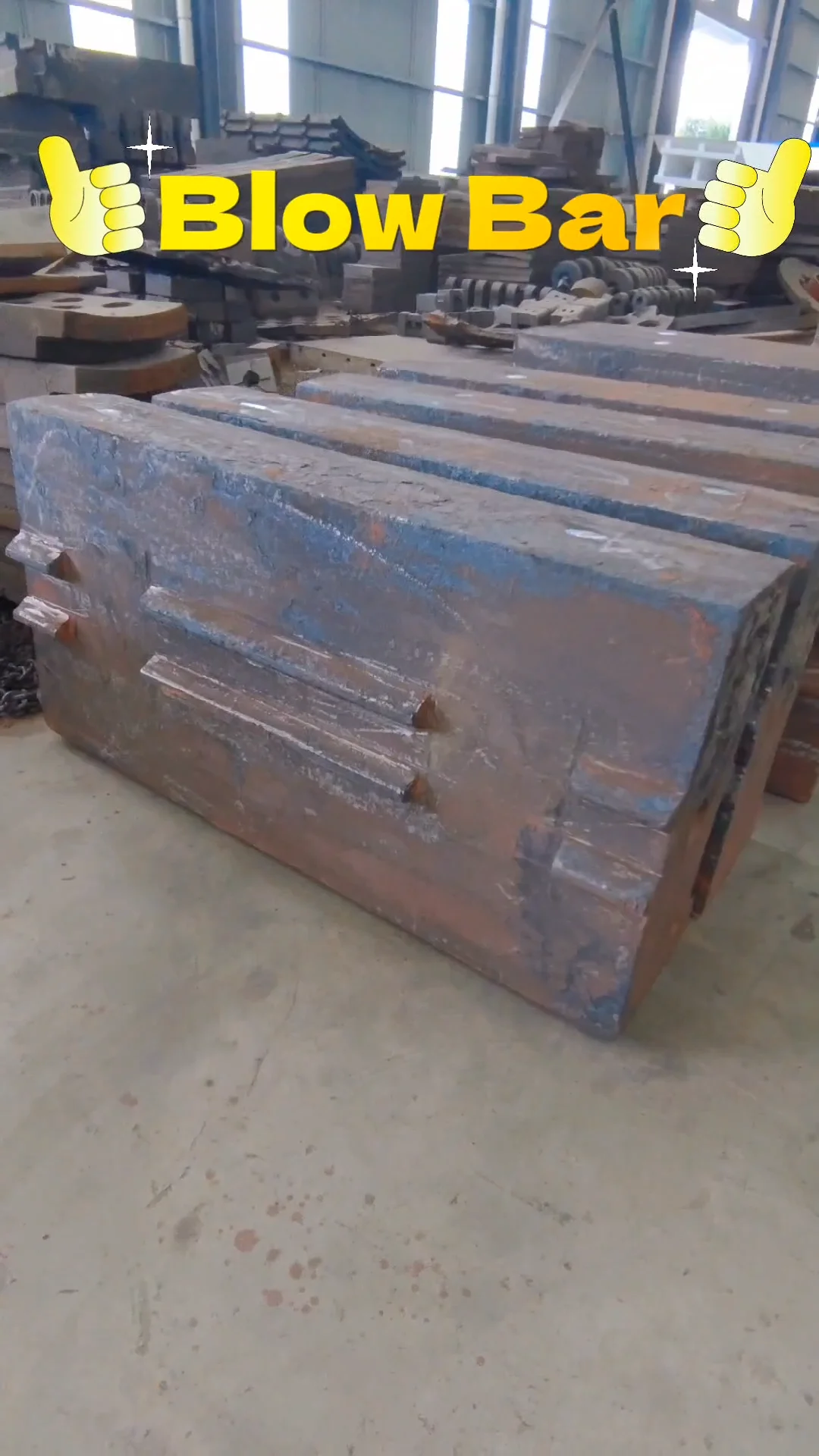 High Chrome Blow Bars For Np1213 Impact Crusher Wear Resistance Parts Buy High Chrome Steel