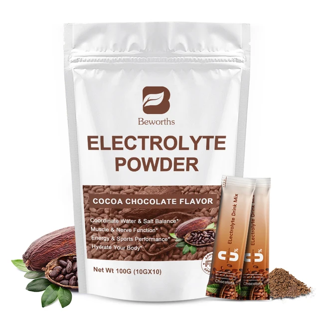 Beworths Electrolyte Drink Powder Electrolyte Hydration Powder Calcium Potassium Sports Supplements