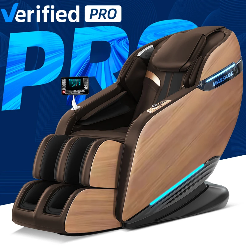 GUOHENG Full Body Electric AI Smart Heat Recliner Thai Stretch 3D Robot Hand SL Track Zero Gravity Shiatsu Massage Chair