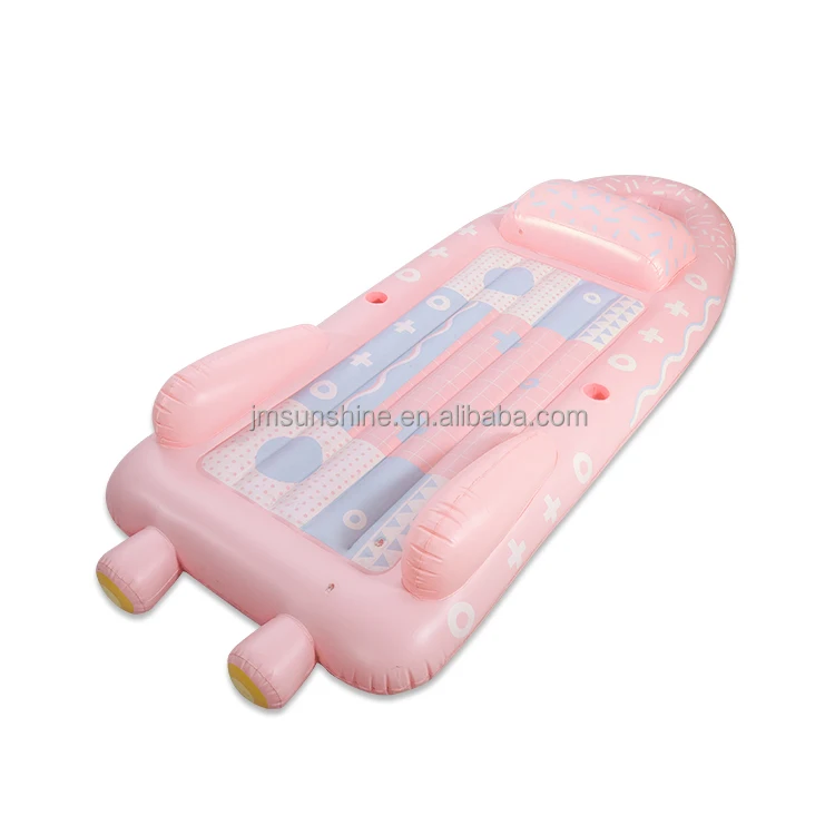 Pink Inflatable Raft New Design Luxury Adults Yacht Pool Float Inflatable Raft Toys Ice ...