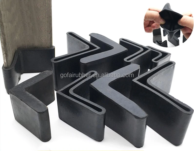 Angle Iron Foot Protector Plastic End Cap Steel Shelving Rack Leg Furniture 
