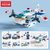 8732-5 mini police 6 in 1  137pcs