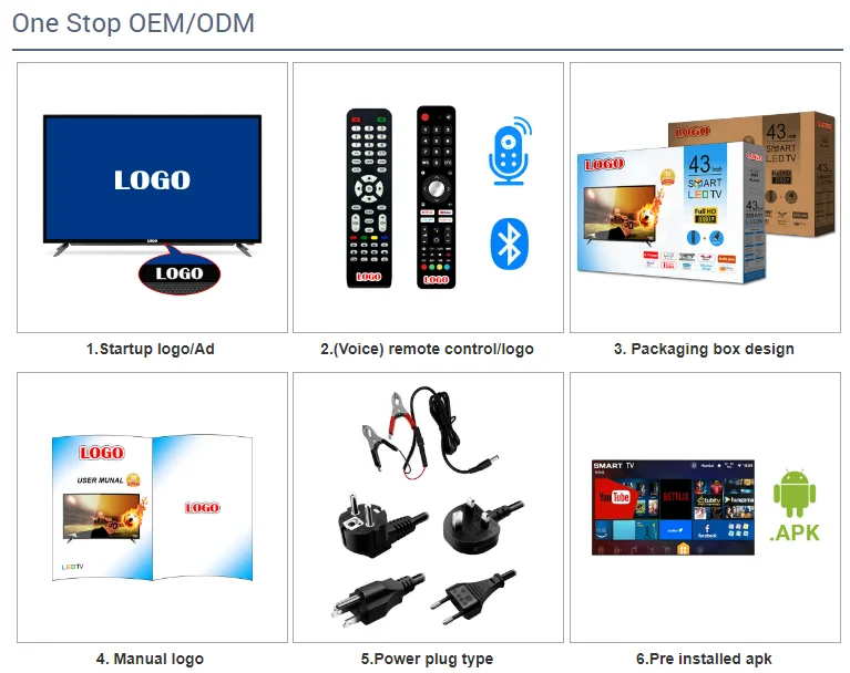 Title 11, Made in China lcd television 65 75 85 95 inch s...