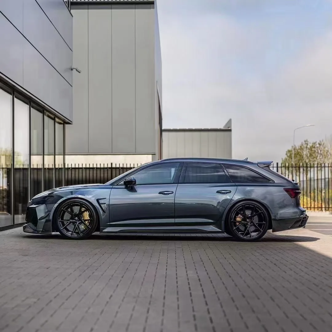 Body Kit Bumper Frente Difusor Traseiro Saias Laterais para Audi RS6 foto 5