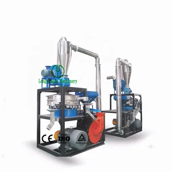 CE Certified Multi functional Automatic Plastic PVC PP PE Pulverizer Miller Machine Grinding Mill