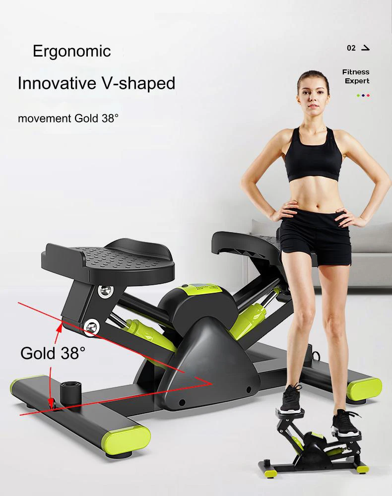 Household Mini Hydraulic Stepper With Drawstring Floor Mat Fitness ...