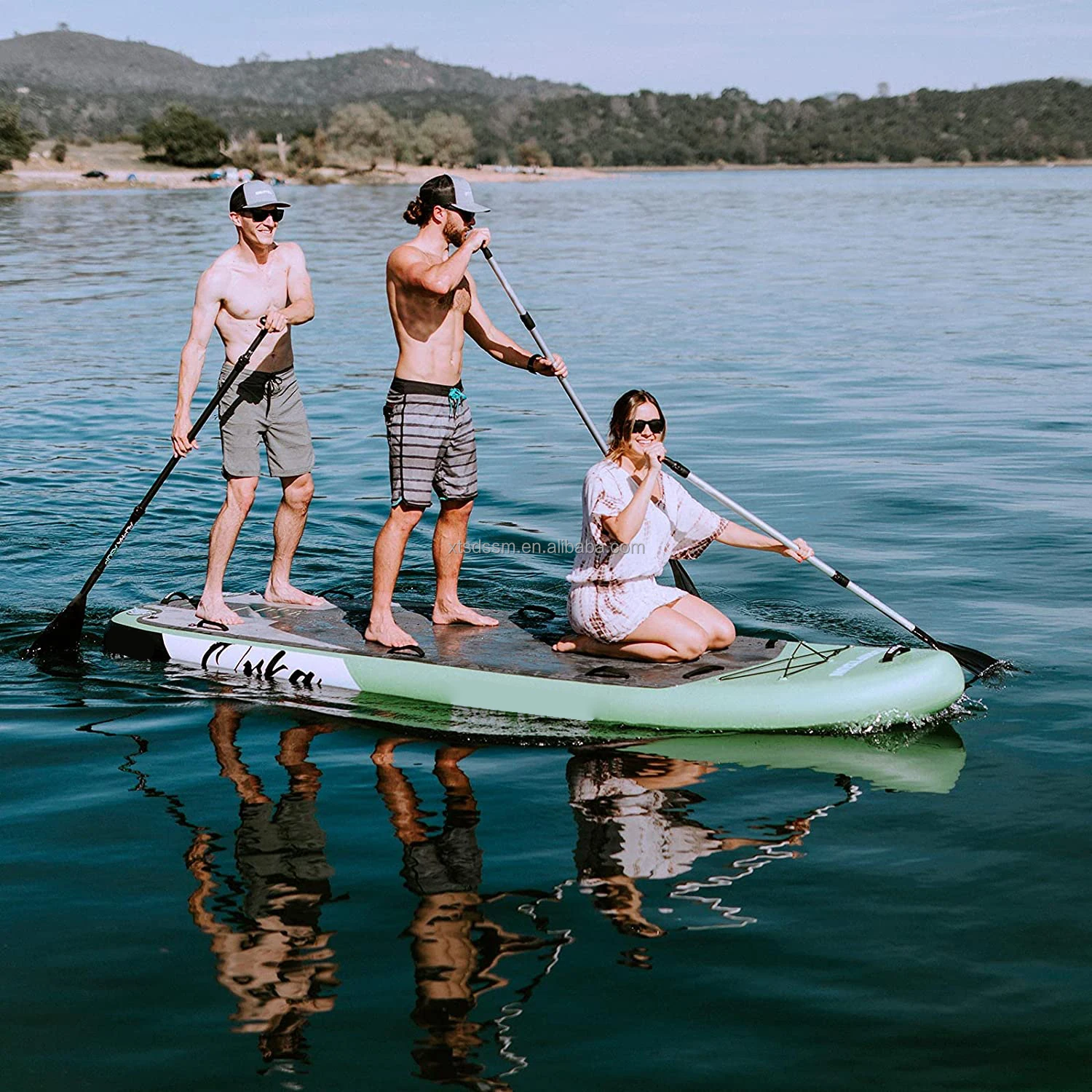 Most Popular Inflatable Super Team Multi Person Paddle Board Giant Inflatable Big Sup Paddleboard
