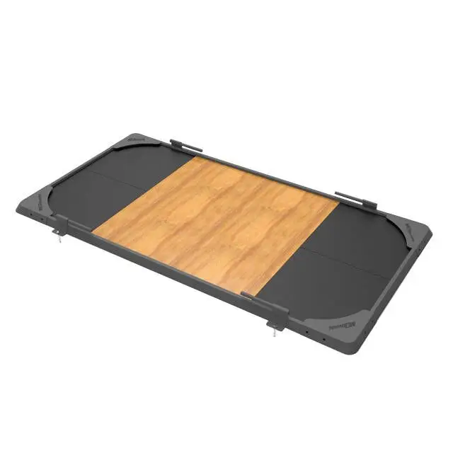 MDBuddy Weightlifting Platform Deadlifting Platform with Rubber and Baboo and Steel Frame
