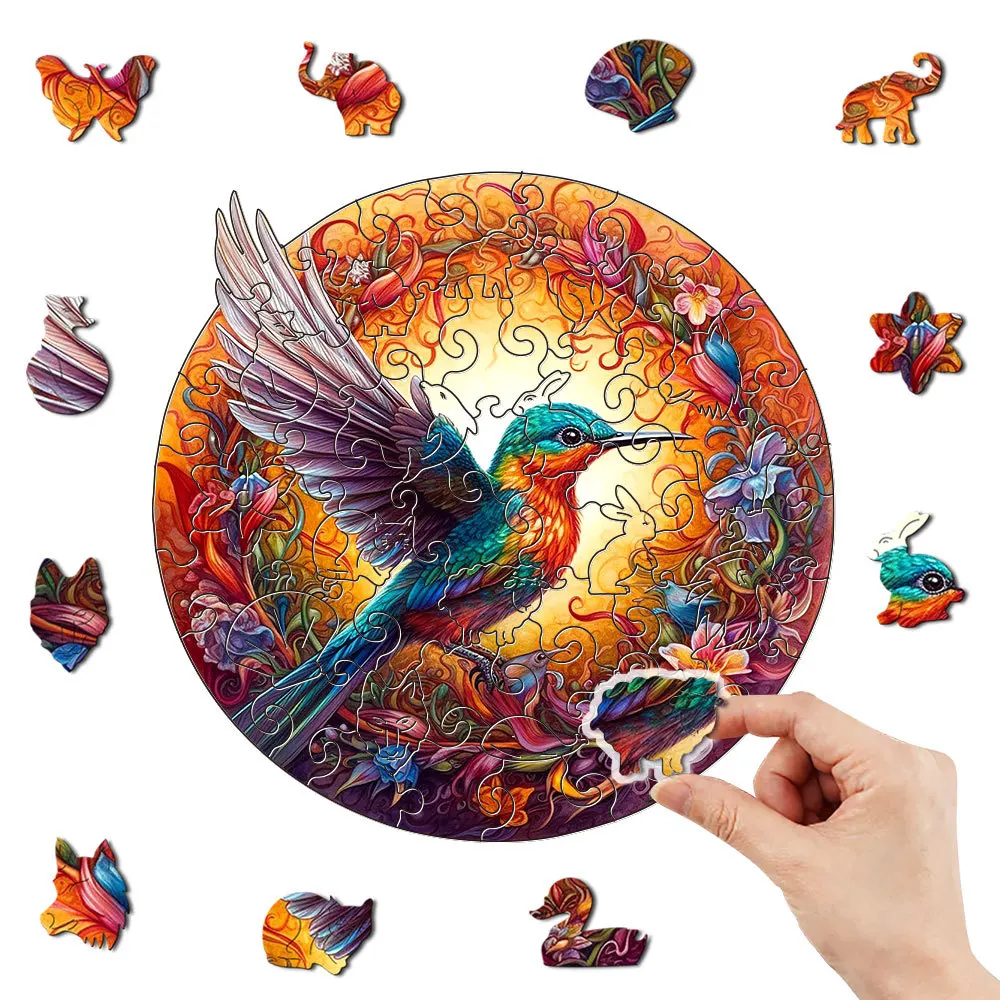 Pieces Best Wooden Puzzles for Adults Wooden Jigsaw Puzzle Irregular Unique Animals Shaped Puzzles Gift for Kids S/M/L