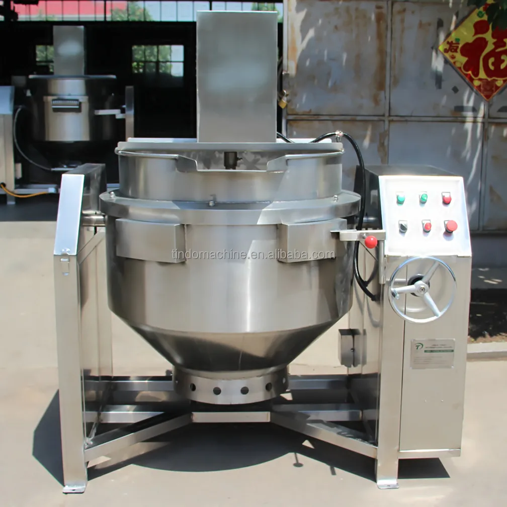 Industrial Electric Steam Gas Heating Boiling Cooking Mixing Pot Jacket 