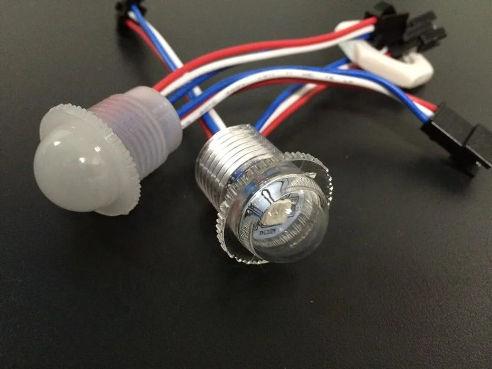 Aidisen Led Pixel Controller Software 20mm Led Point Light Source Transparent Milky Cover Led Pixel Light 5050