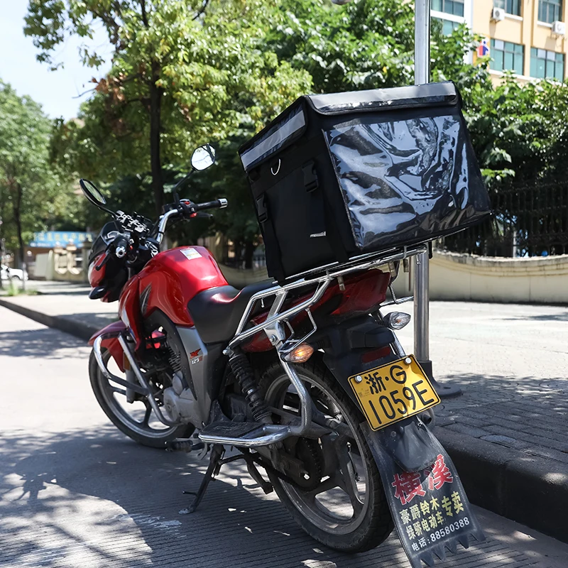 Коробка для доставки мотоциклов с подогревом продуктовая доставка пищевых продуктов очень большая Изолированная Термосумка-холодильник