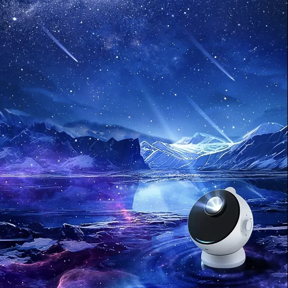 2-in-1 Galaxy Proje-ctor nachtlampje, 2-in-1 sterrenhemelprojector en
