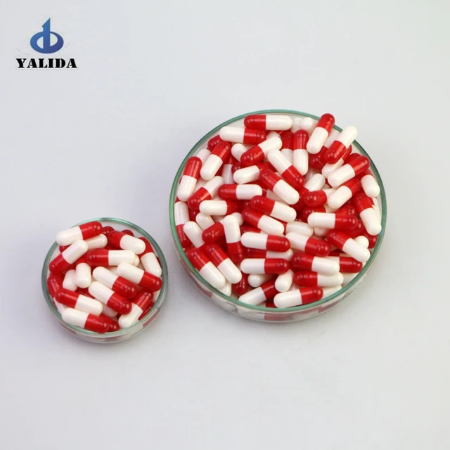 The best #0 0# red white empty (hollow ) hard gelatin capsules