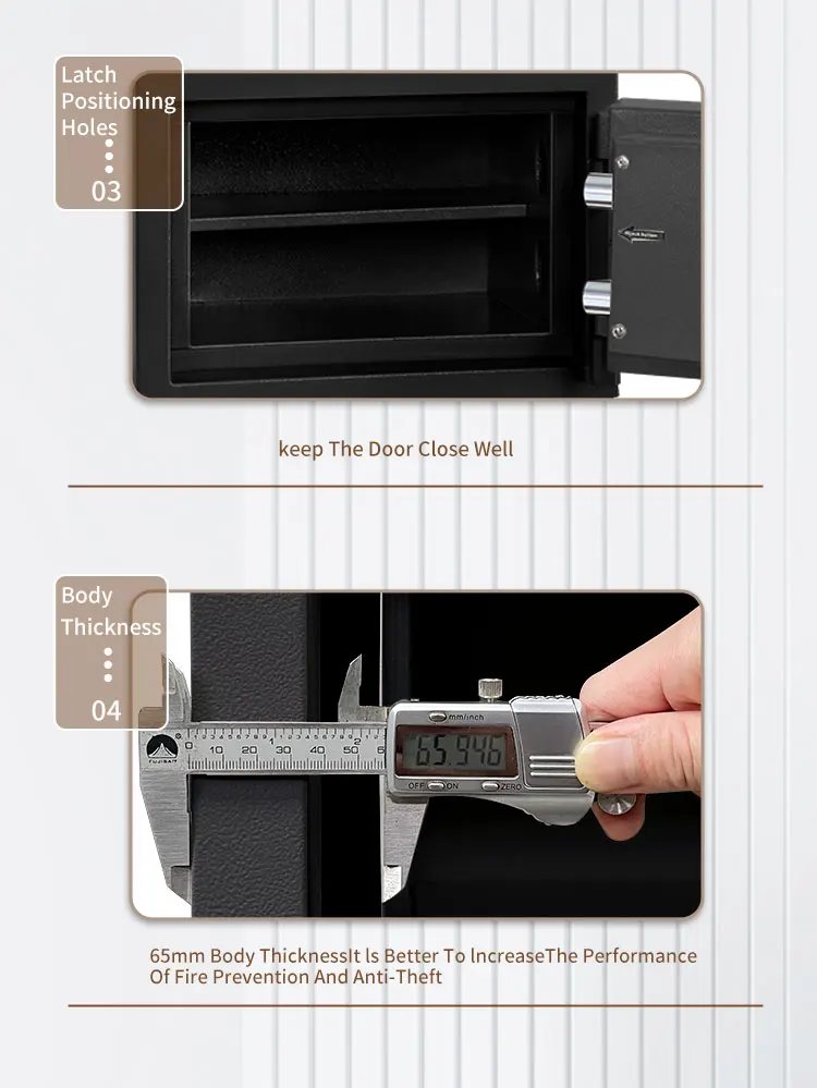 CEQSAFE Cajas De Seguridad Kluis Fuertesafer Money Coffre Large Fire Proof Safe Box supplier