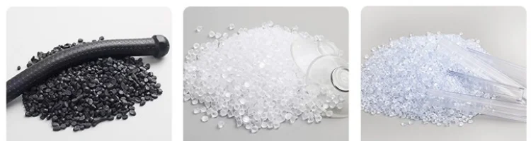 Black Soft PVC Plastic Particles Wire and Cable Raw Material Injection ...