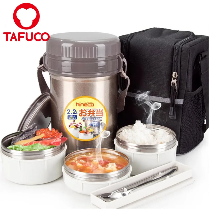 Sell Well High Quality 3 Layer Custom Printed Leakproof Bento Stainless Steel Thermo Food Flask Insulated