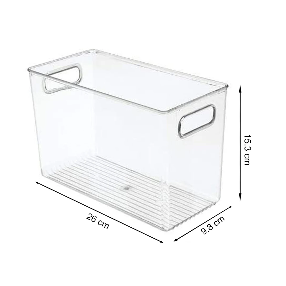 Small Plastic Clear Stackable Pantry Organization And Storage