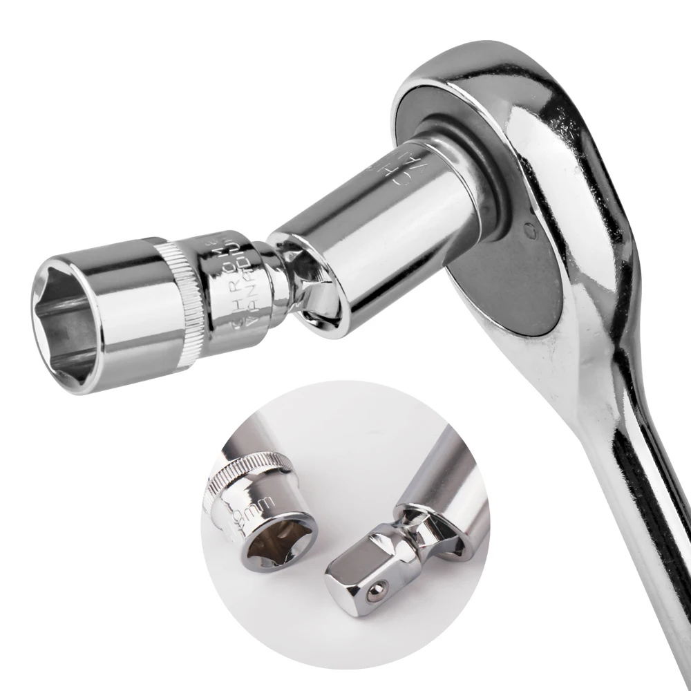 BOEN 3-teiliges Schlag-Universalgelenk-Set - 1/4", 3/8", 1/2" Für Enge Räume