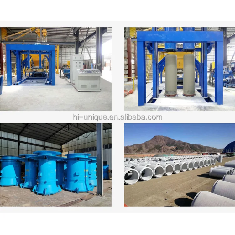 Manufacturers Vertical Rcc Automatic Precast Pipe Making Machine 900mm
