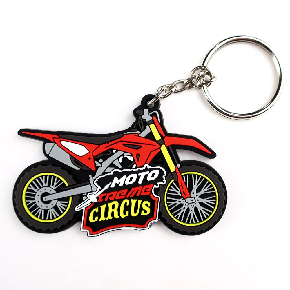 Custom Promotional Pvc Rubber Motorcycle Shape Keychains